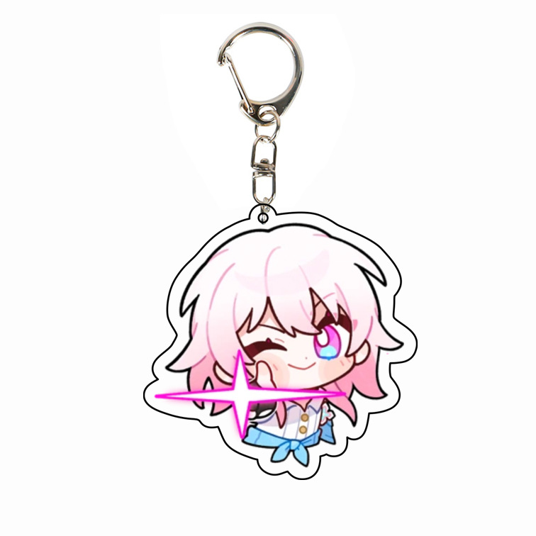 Honkai: Star Rail anime keychain