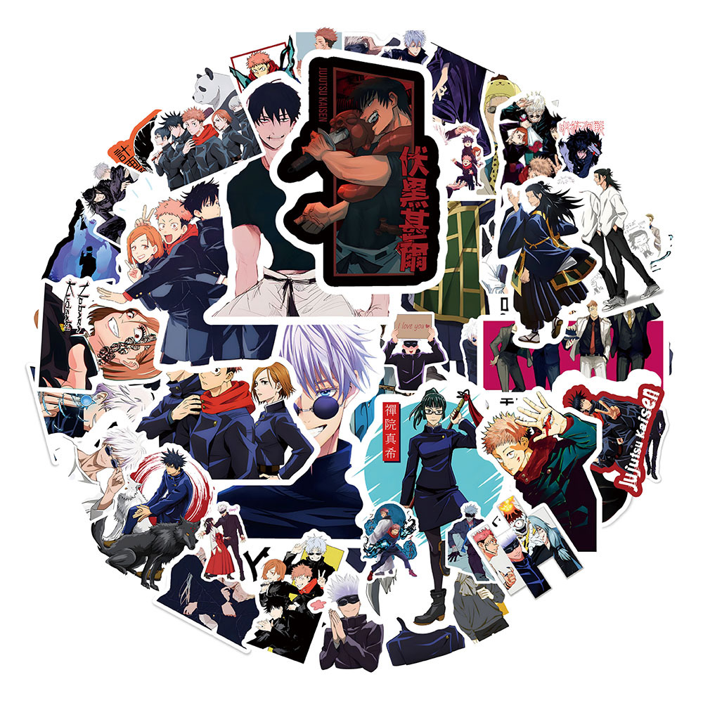 Jujutsu Kaisen anime sticker 50 pcs set