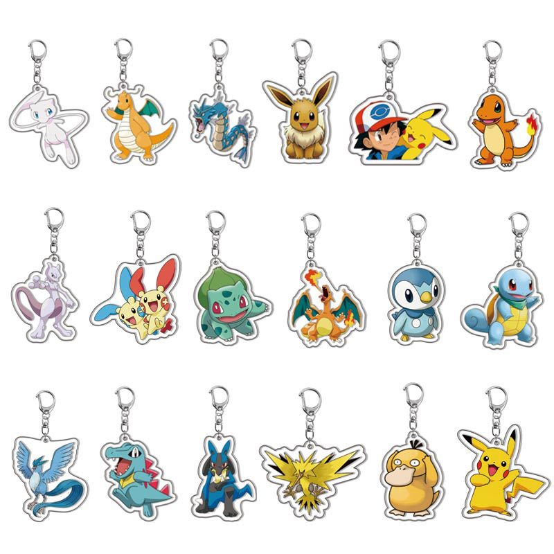 Pokemon anime keychain