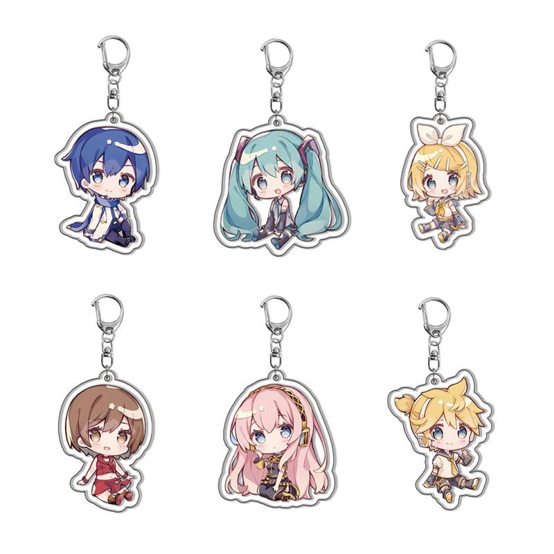 Hatsune Miku anime keychain