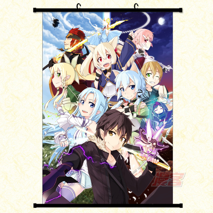 Sword art online anime wallscroll 60*90cm