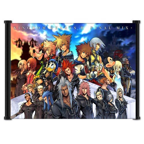 Kingdom hearts anime wallscroll 40*60cm