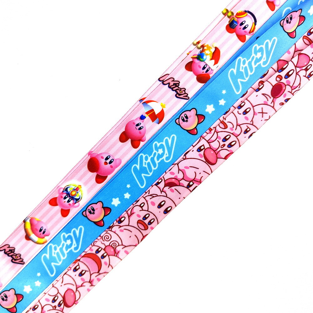 Kirby anime lanyard phonestrap price for 10 pcs 92*2.5cm