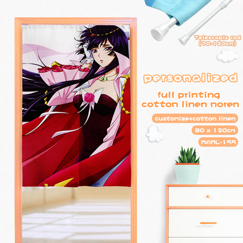 geass anime door curtain