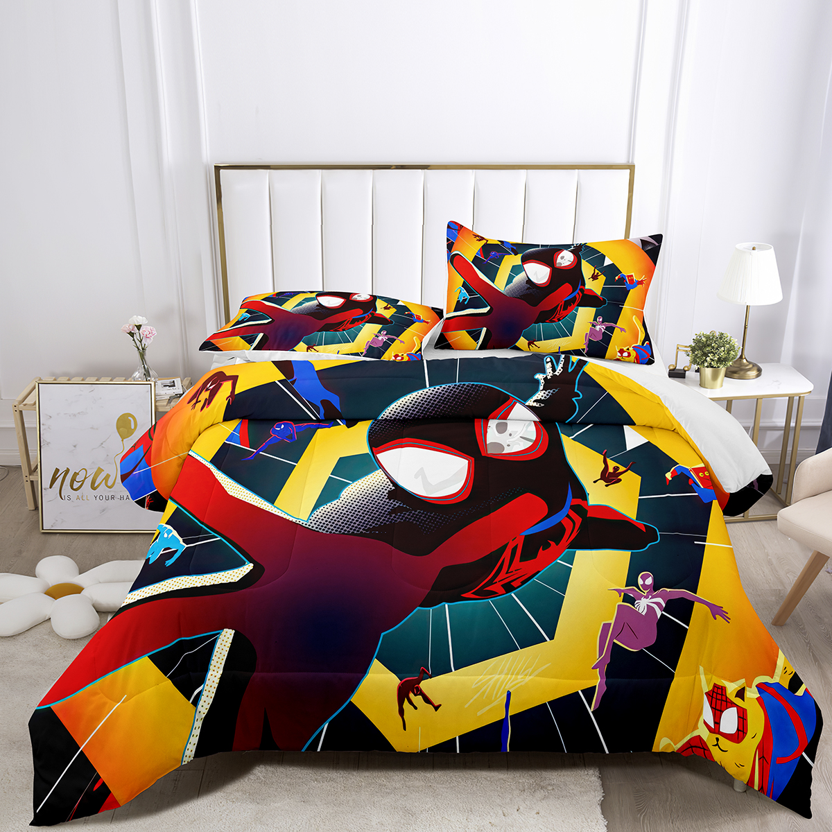 spider man anime quilt USA Full 200×229cm