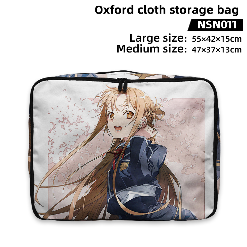 Sword art online anime oxford cloth storage bag 55*42*15cm