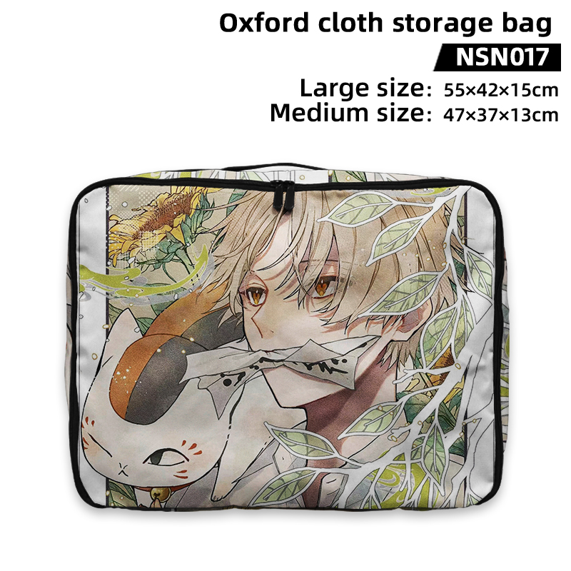 natsume yuujinchou anime oxford cloth storage bag 55*42*15cm