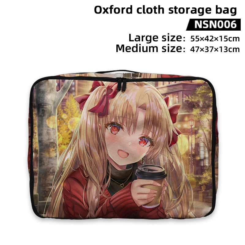 Fate anime oxford cloth storage bag 55*42*15cm