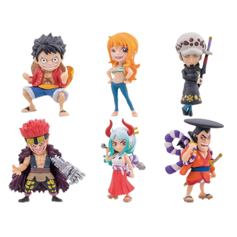 One piece anime figure 4-5cm