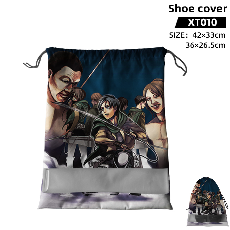 Attack on Titan anime shoe cover 42*33cm