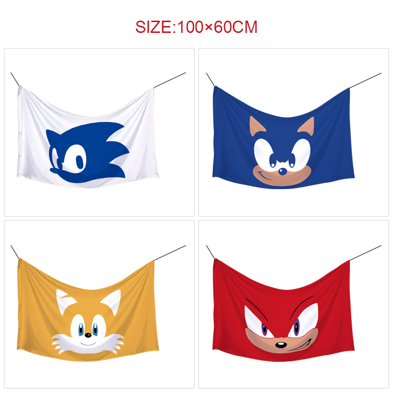 Sonic anime flag