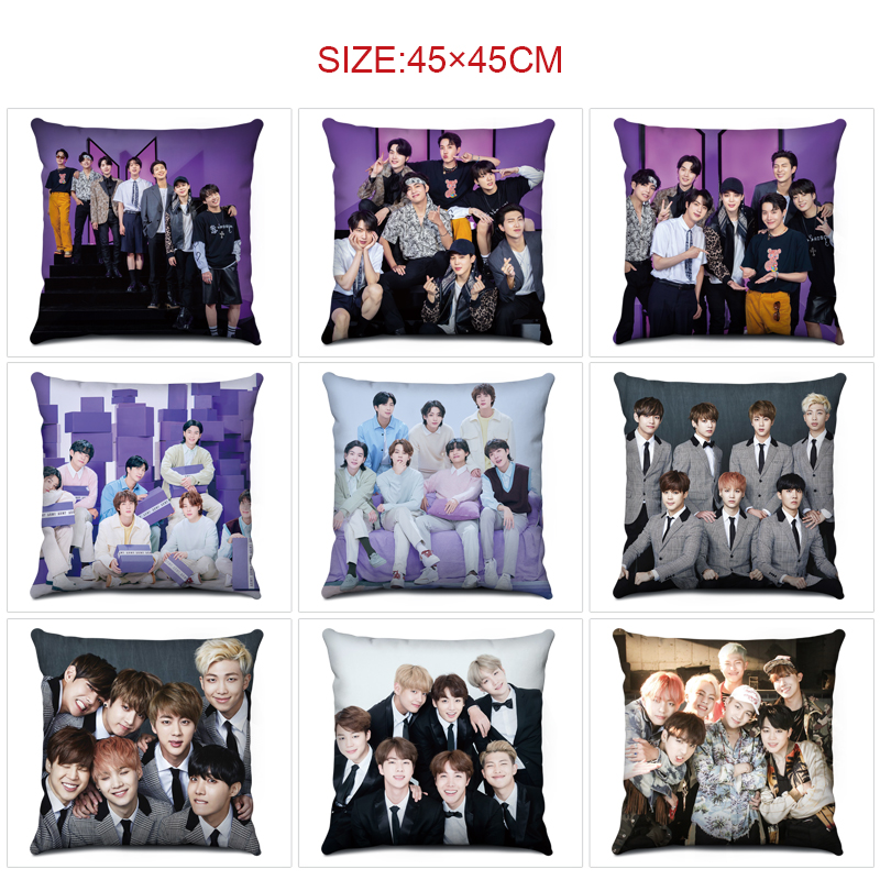 BTS anime cushion 45*45cm