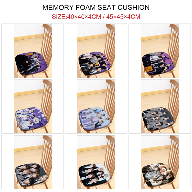 BTS anime seat cushion 45*45cm