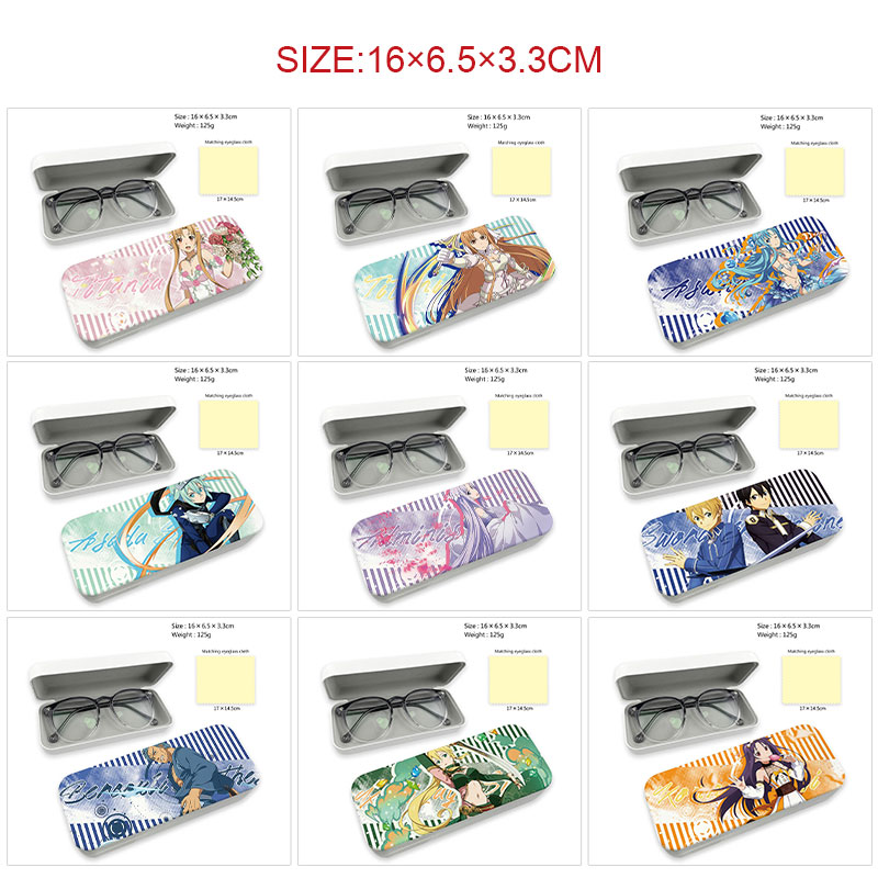 Sword art online anime glasses case