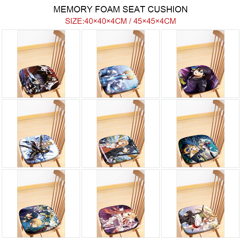 Sword art online anime seat cushion 45*45cm