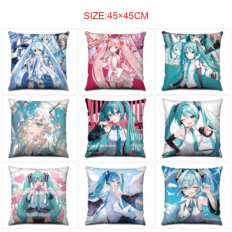 Hatsune Miku anime cushion 45*45cm