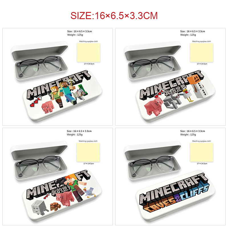 Minecraft anime glasses case