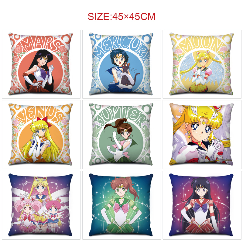 Sailor Moon Crystal anime cushion 45*45cm