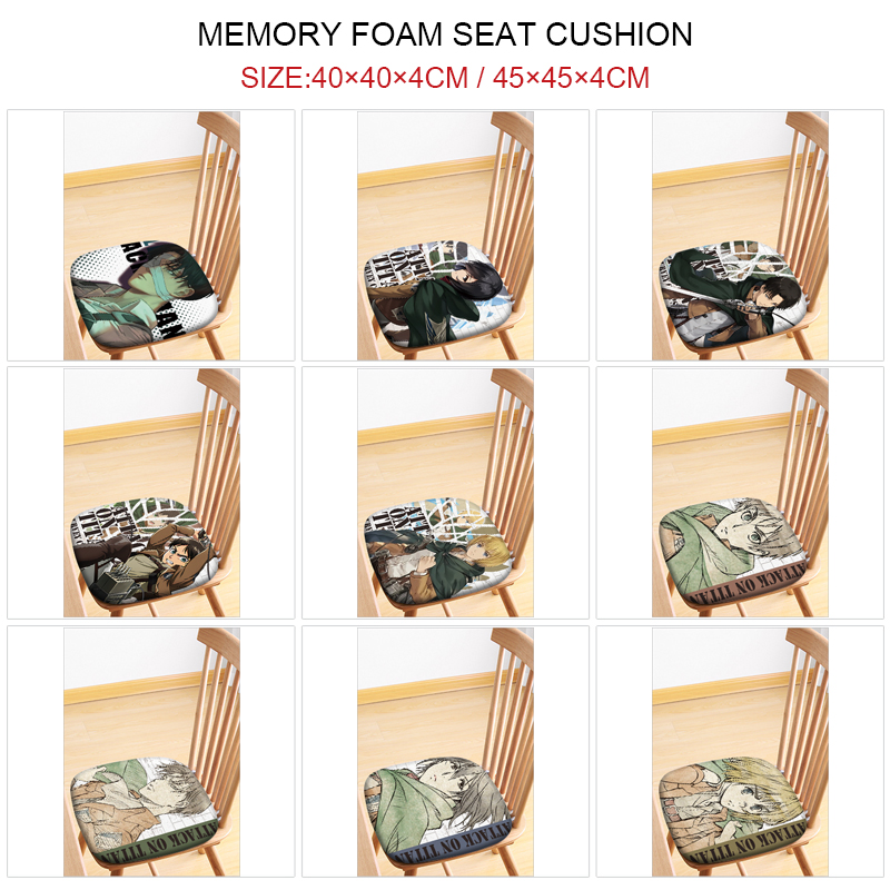 Attack on Titan anime seat cushion 45*45cm