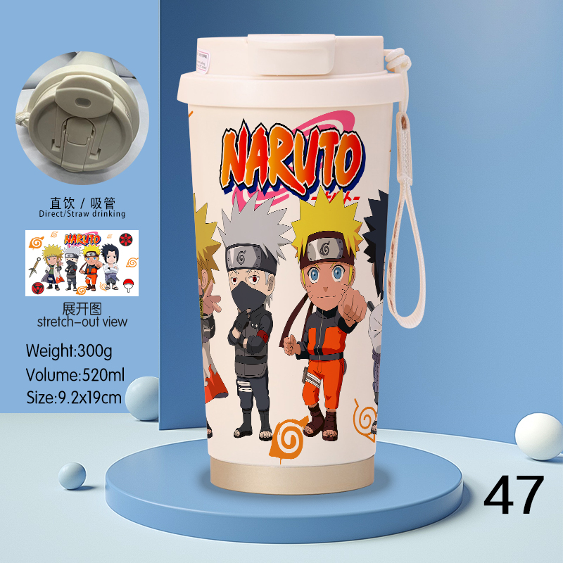 Naruto anime stainless steel cup