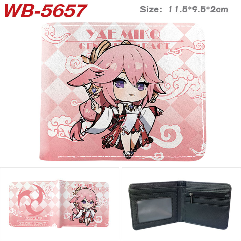 Genshin Impact anime wallet