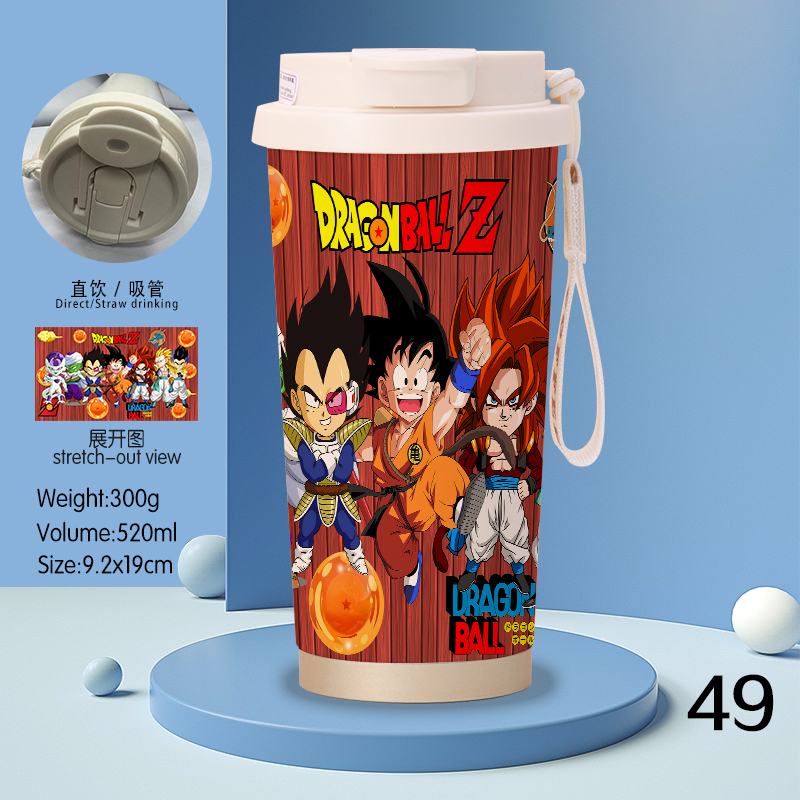 Dragon ball anime stainless steel cup