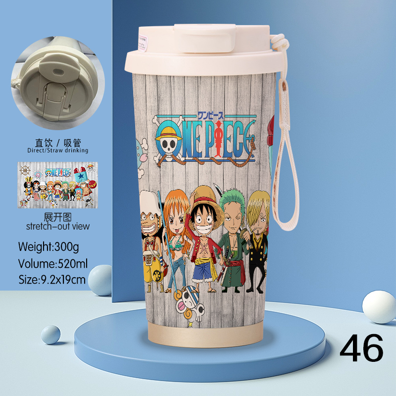 One Piece anime stainless steel cup