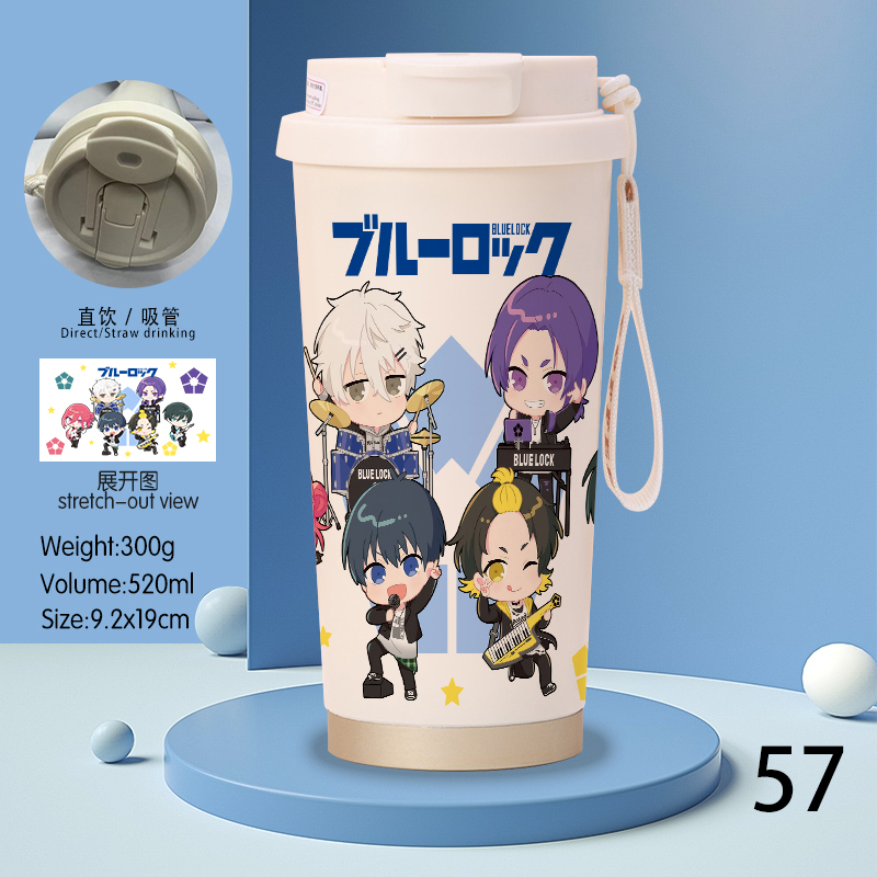 Blue Lock anime stainless steel cup