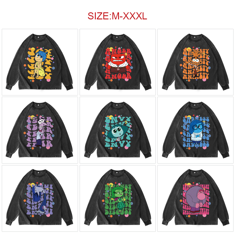 Inside out anime hoodie