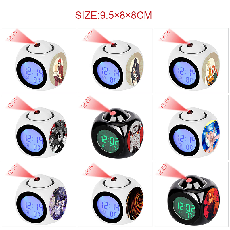 Naruto anime projection alarm clock