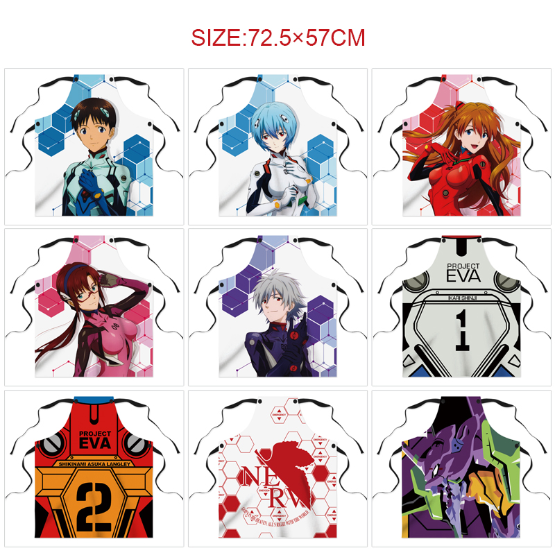 EVA anime waterproof apron