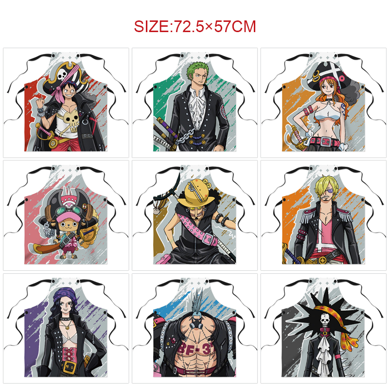 One Piece anime waterproof apron