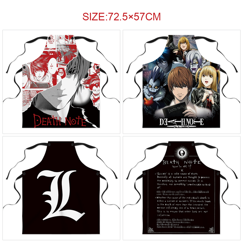 Death Note anime waterproof apron