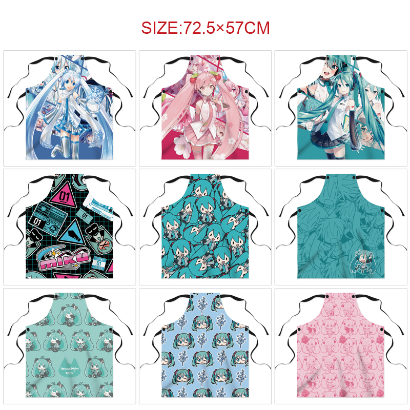 Hatsune Miku anime waterproof apron