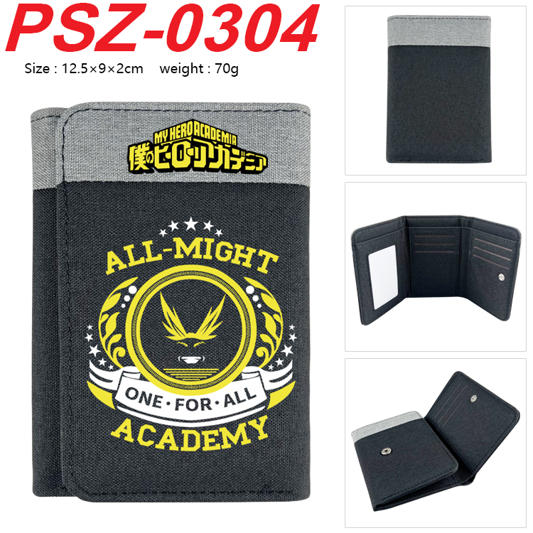 My Hero Academia anime wallet