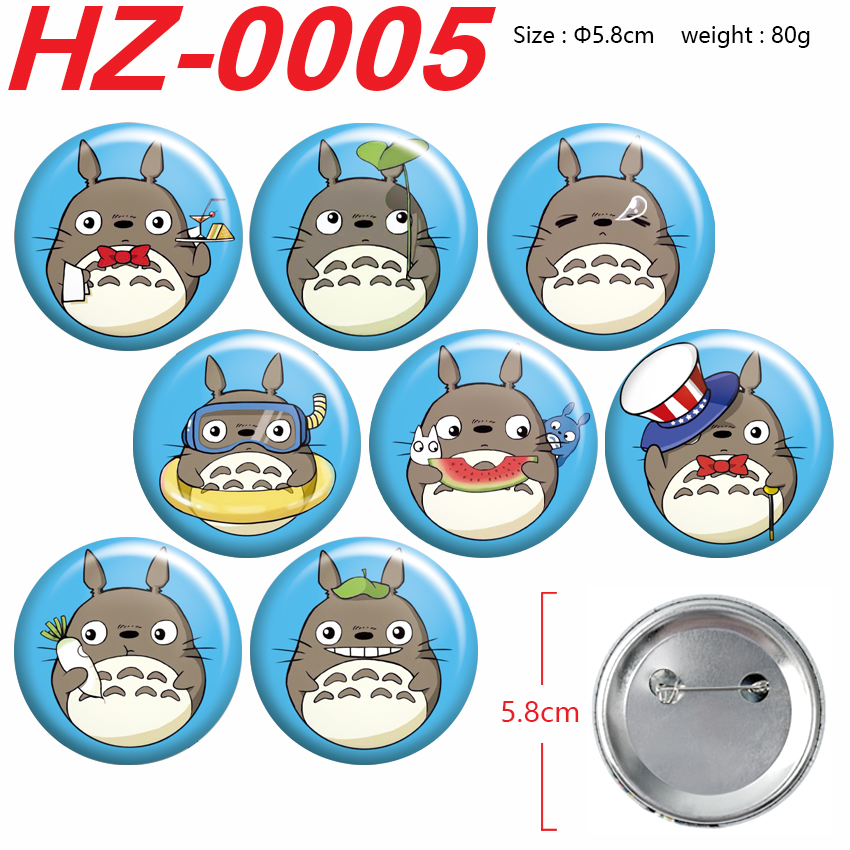 TOTORO anime pin 8 pcs a set