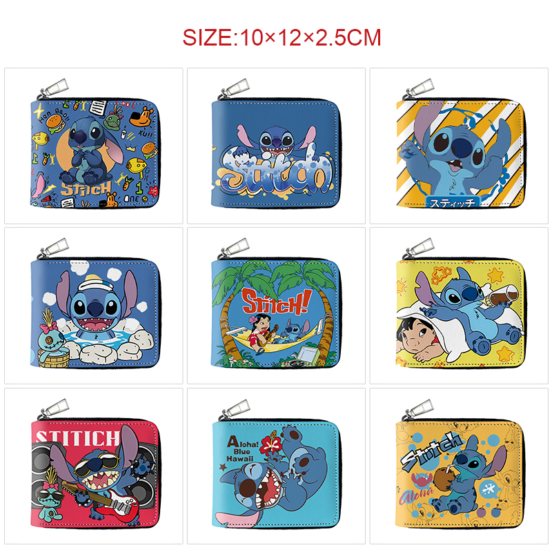 stitch anime wallet