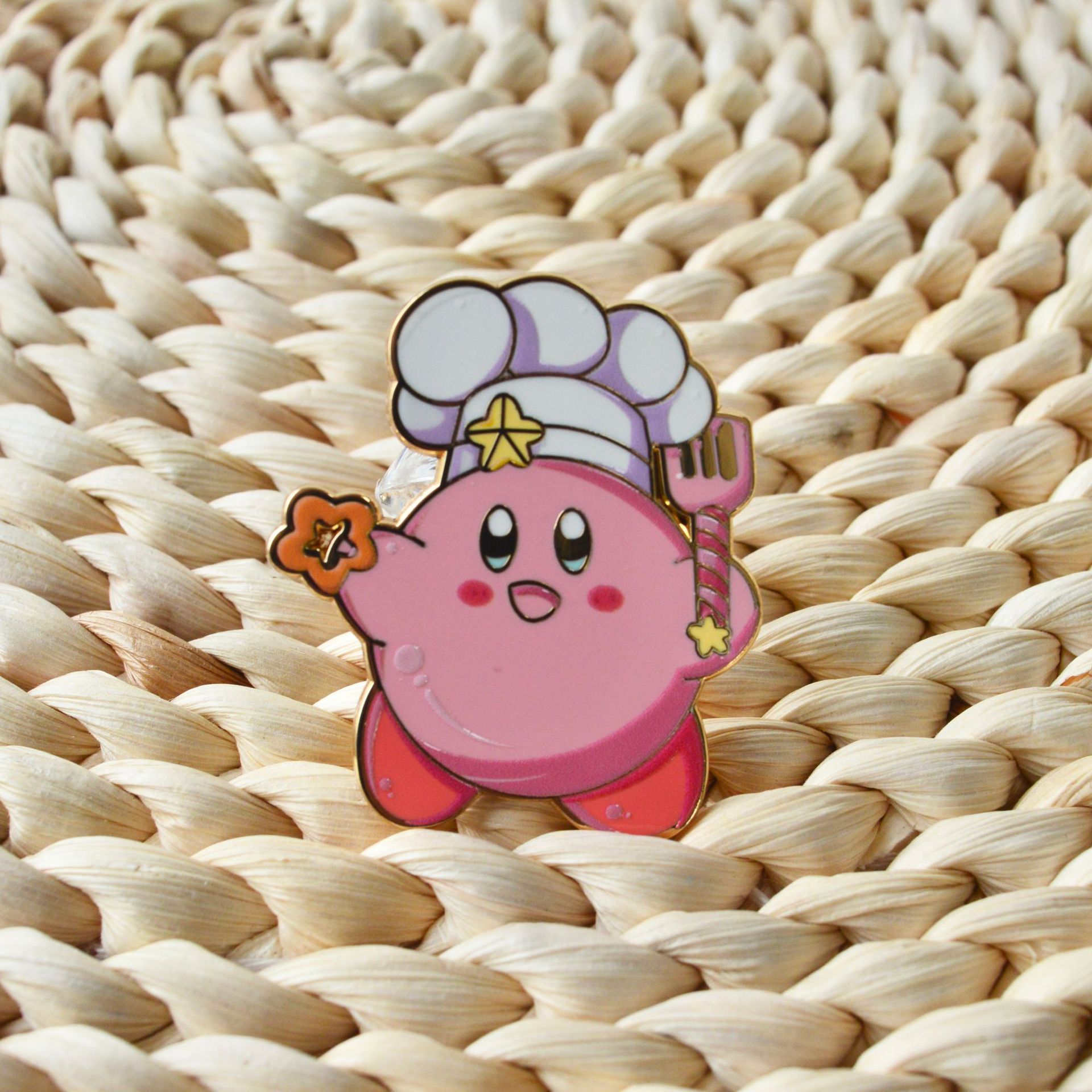 Kirby anime pin 40mm