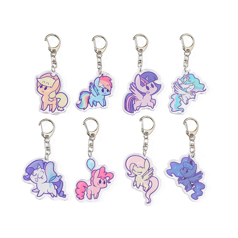 My little pony anime keychain