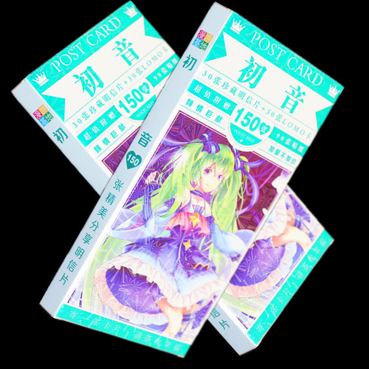 Hatsune Miku anime postcard