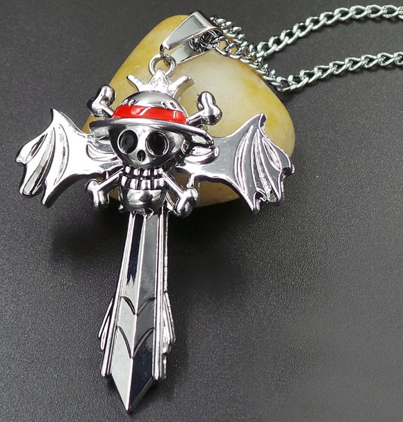 One Piece anime necklace