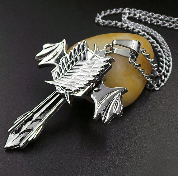 Attack on Titan anime necklace