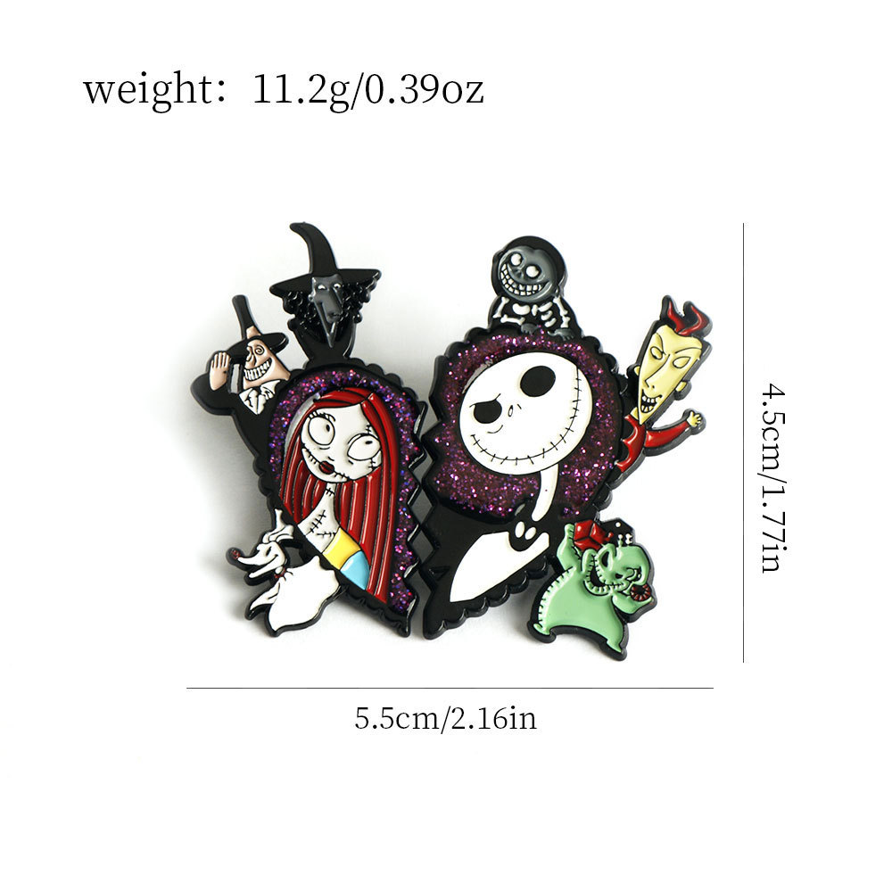 The Nightmare Before Christmas anime pin