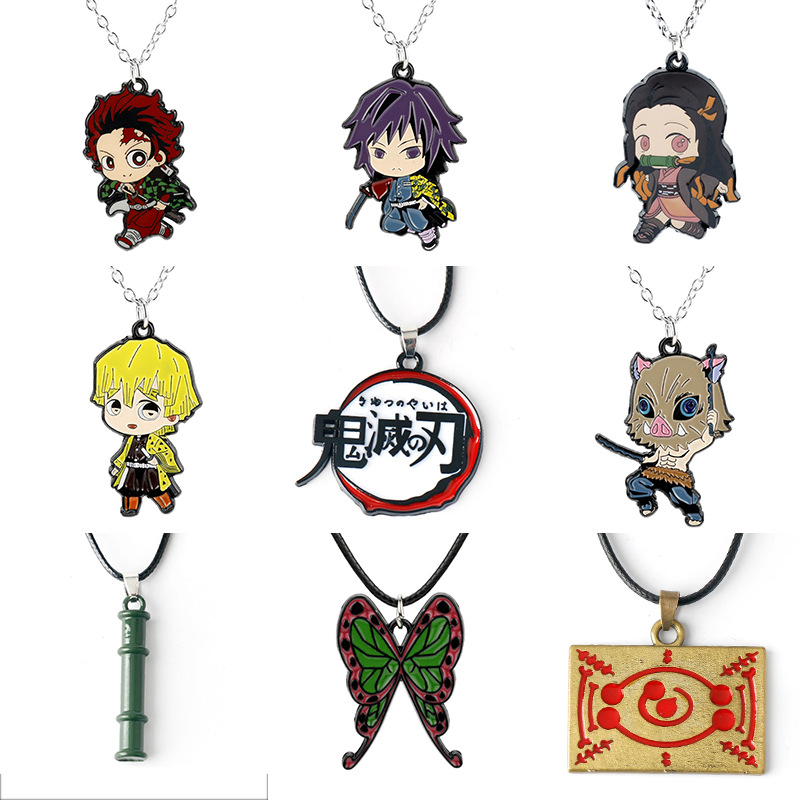 Demon slayer kimets anime necklace