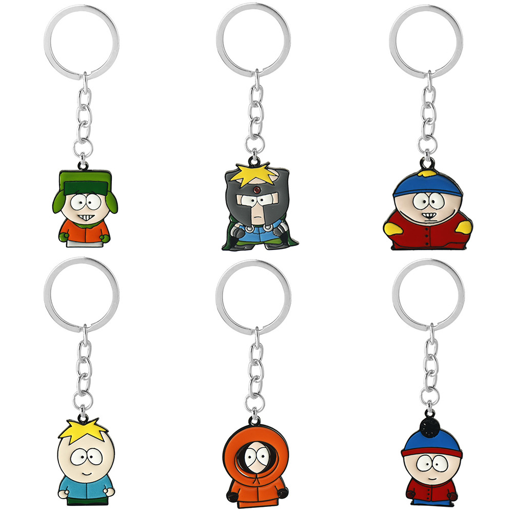 south park anime keychain