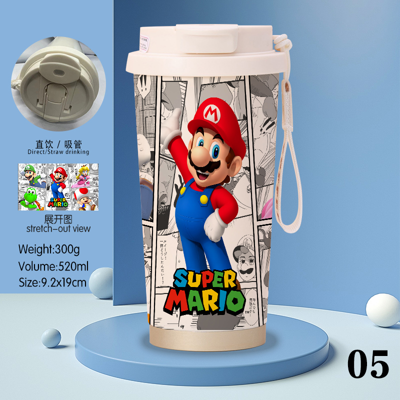 Super Mario anime stainless steel cup