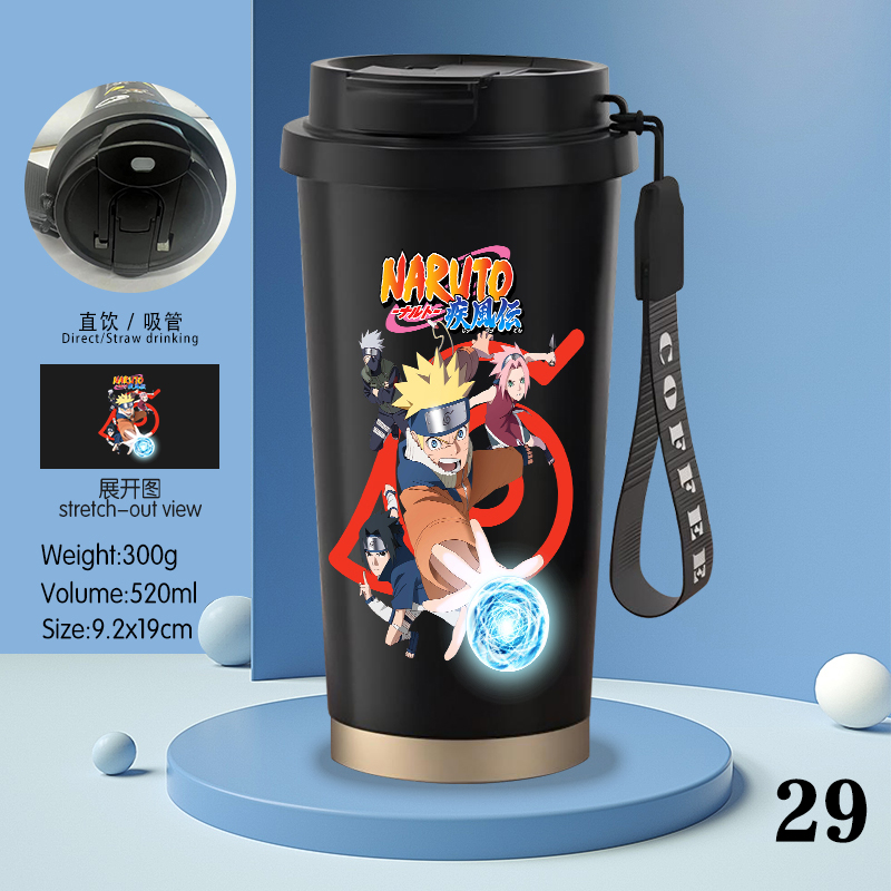 Naruto anime stainless steel cup