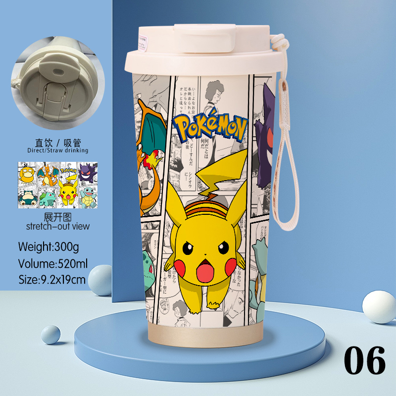 Pokemon anime stainless steel cup