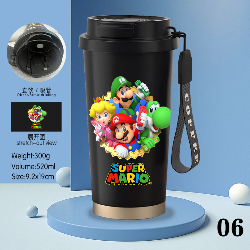 Super Mario anime stainless steel cup