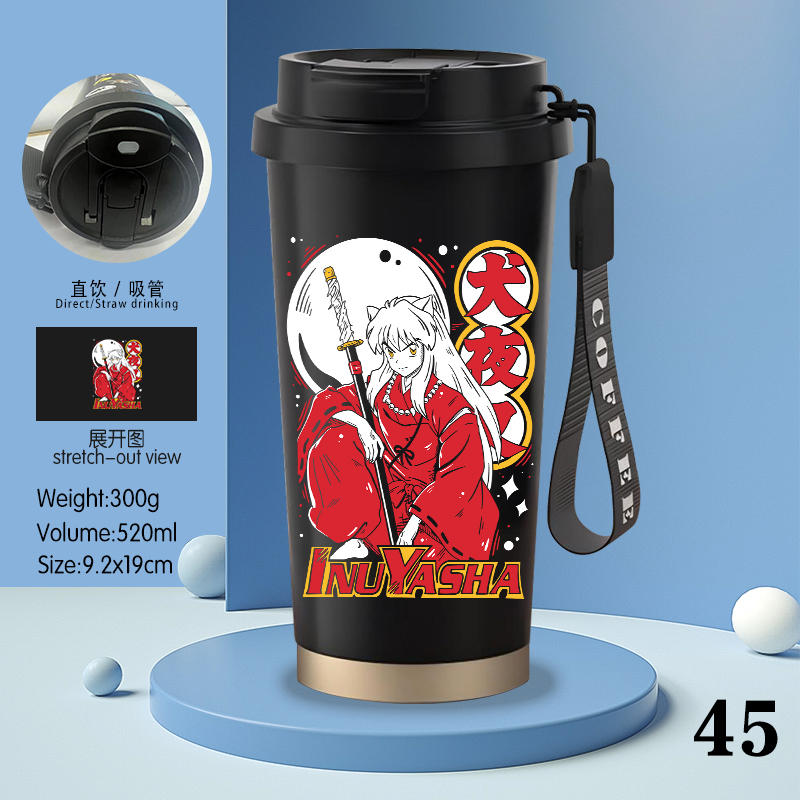 Inuyasha anime stainless steel cup